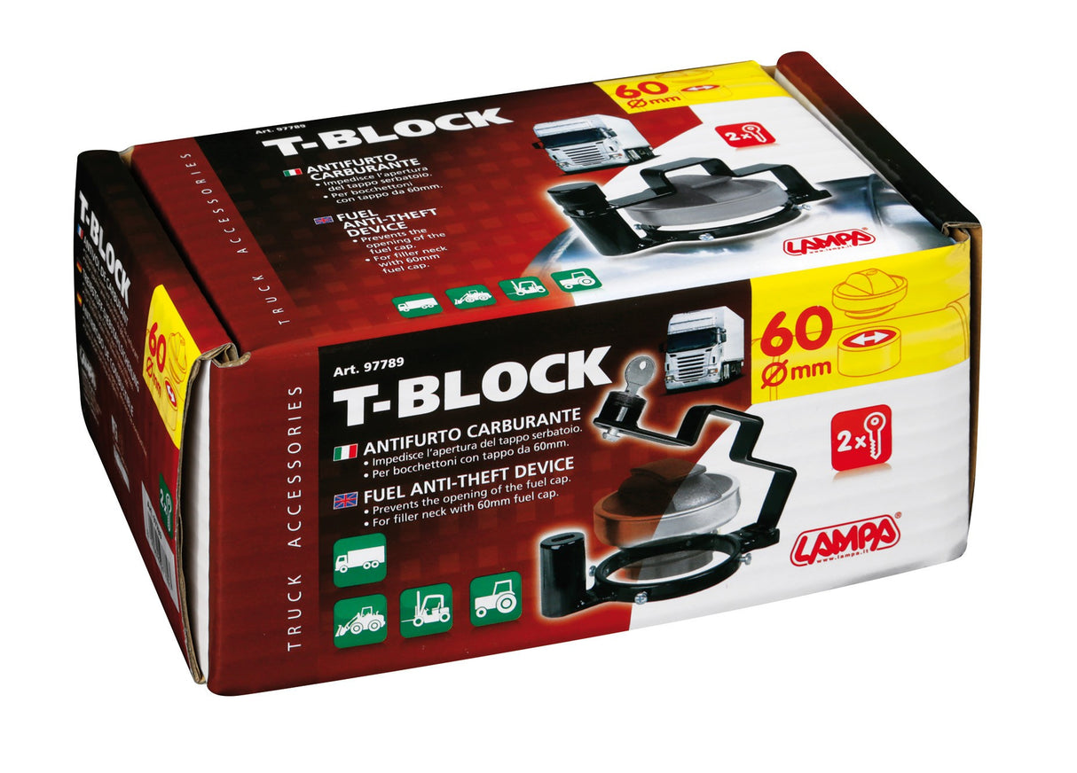 T-Block, antifurto carburante - Ø 60 mm