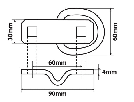 G-3, anelli per ancoraggio, 2 pz