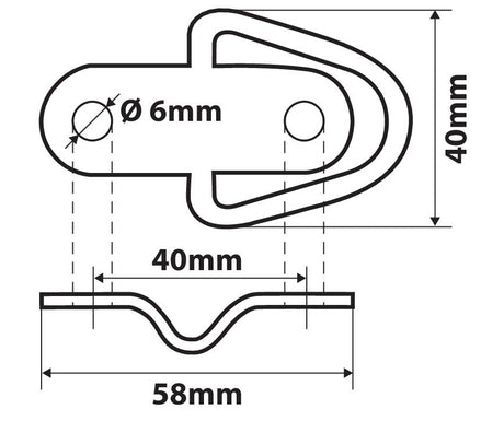 G-4, anelli per ancoraggio, 2 pz