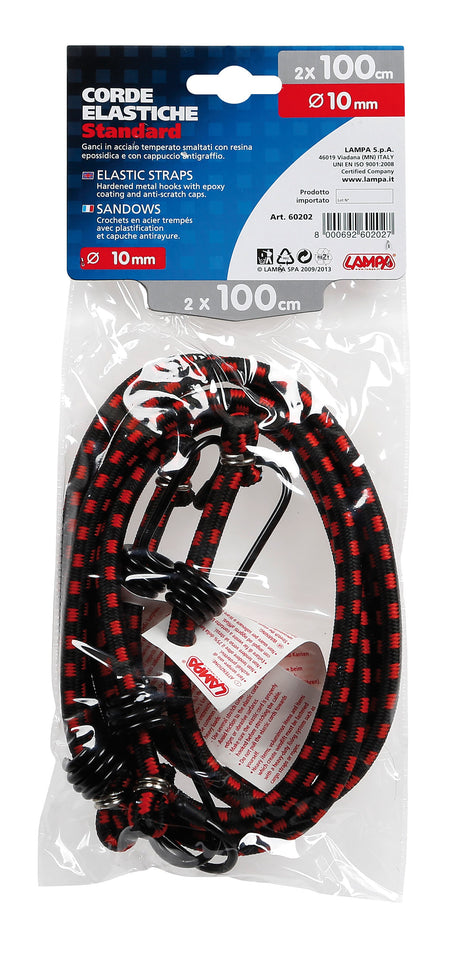 Corde elastiche Standard - Ø 10 mm - 2x100 cm