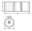 Rotoli carta termica per POS, 10 pz - 55 g/m² - 57 mm x 18 m