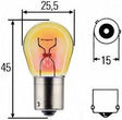 Lampadina PY21W 24V 21W arancio Osram 7510LTS