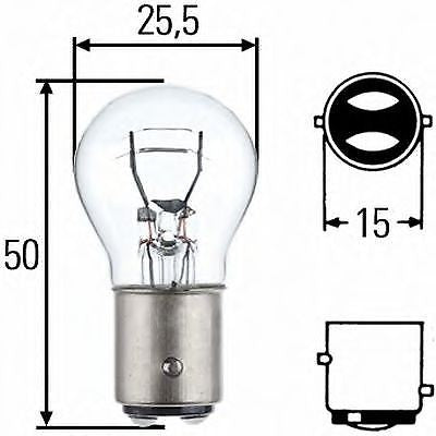 Confezione lampadine 24V 21/5W biluce Osram 7537