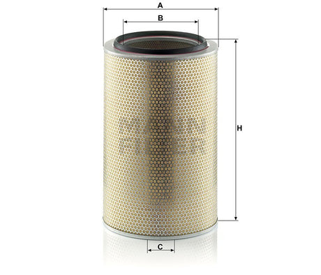 Filtro aria motore Iveco (MANN filter)