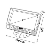 M1, Monitor LCD 7", Cam 1