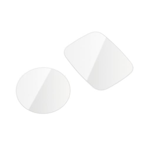 Ditto Plate, coppia di placche metalliche colorate - Bianco a specchio