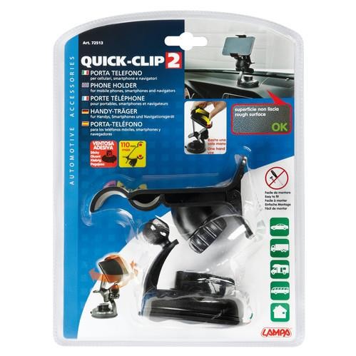 Quick-Clip 2, portatelefono universale