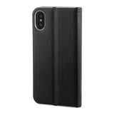 Club, cover a libro in similpelle - Apple iPhone X - Nero/Argento