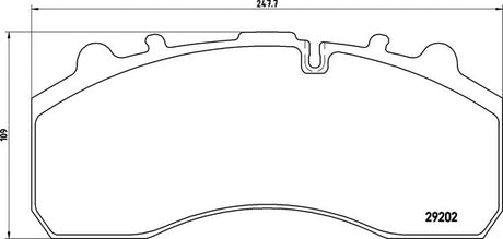 Kit pastiglie freno Textar Cod. : 29202