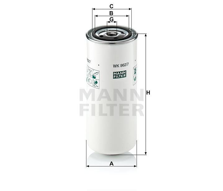 Filtro carburante Volvo Trucks (MANN filter)