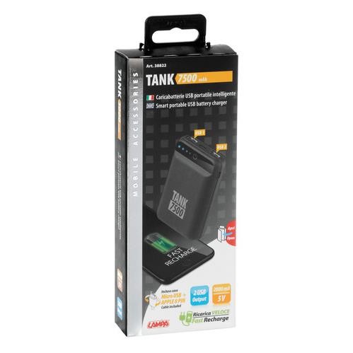 Tank 7500, Caricabatterie USB portatile intelligente