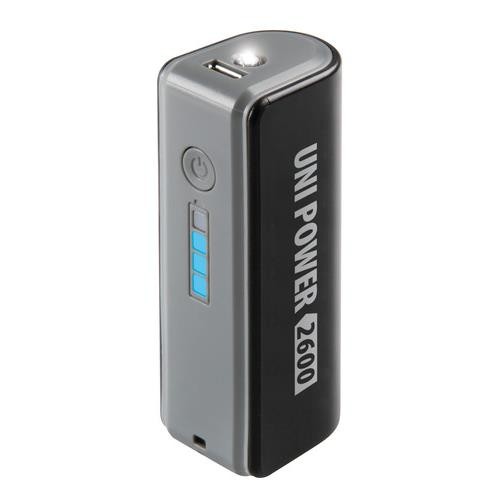 Uni-Power 2600 power-pack con cavo universal Apple / Micro Usb