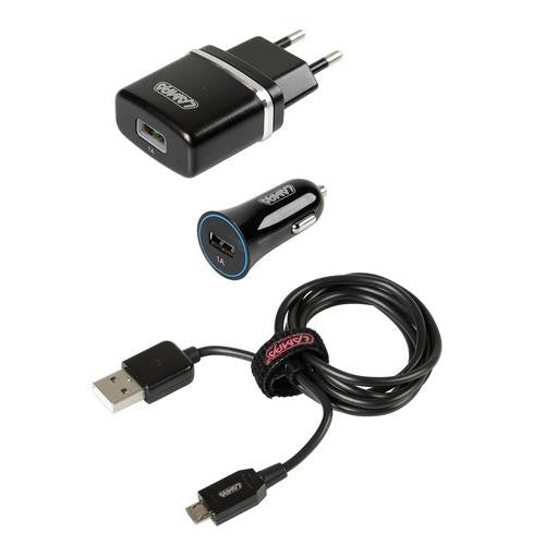 Kit 3 in 1 Micro Usb - 12/24V + 230V