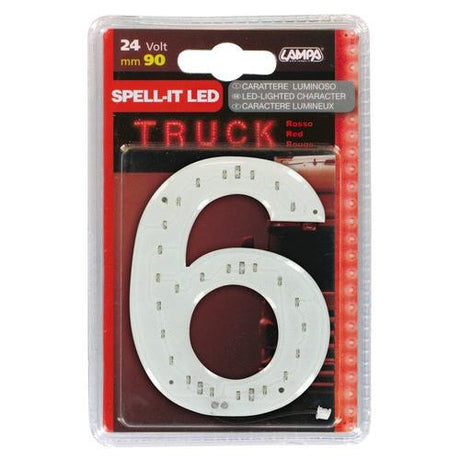 Spell-It Led, 90 mm, 24V - Rosso - 6