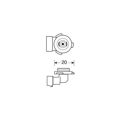 9 32V Halo Led Blade HB3 9005 20W P20d 2 pz Scatola cod 57812