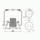 Molla aria Firestone Scania 1314903 1402423