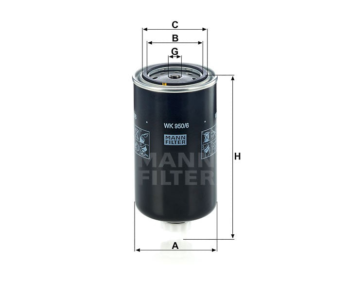 Filtro gasolio iveco 1907539 1908547 1930992 503120784 500038754