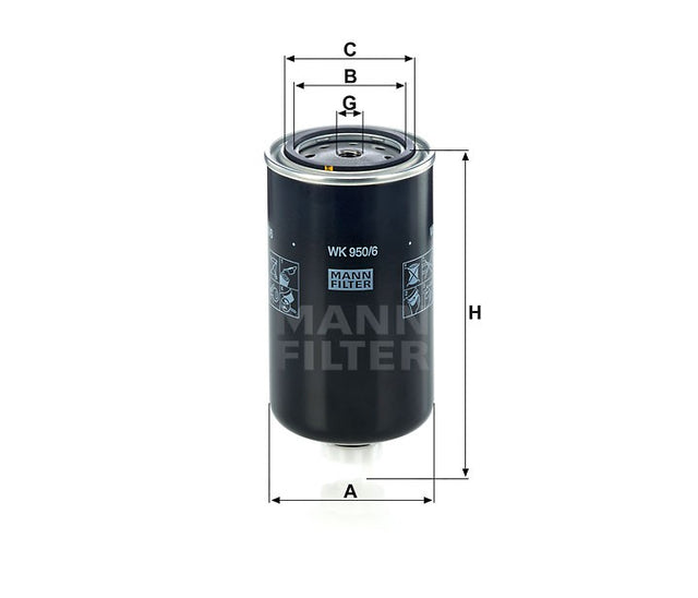 Filtro gasolio iveco 1907539 1908547 1930992 503120784 500038754