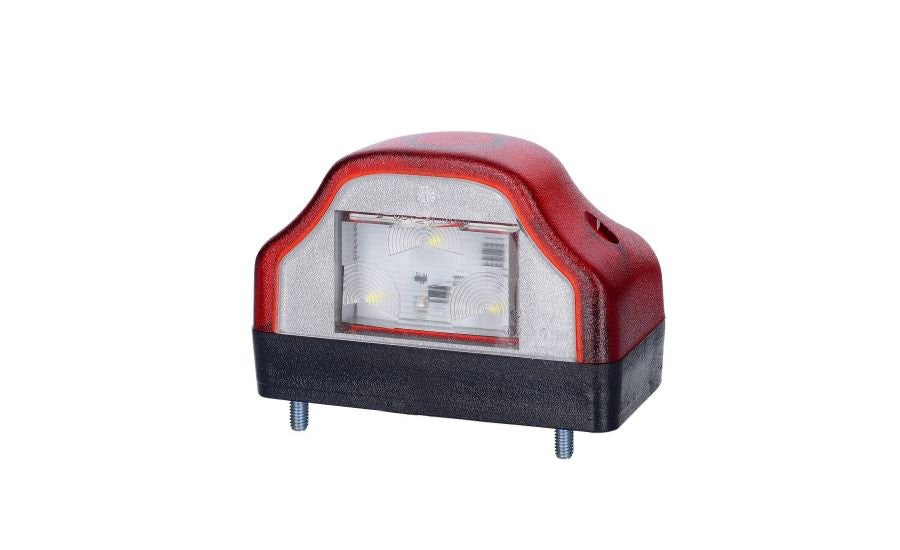 luce targa led rossa