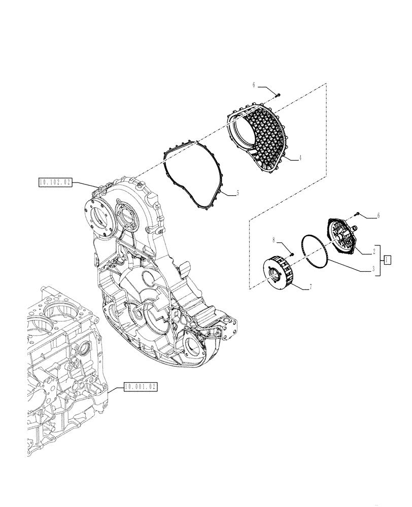 Guarnizione filtro sfiato motore Stralis Euro 6