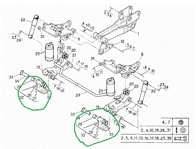 Supporto cabina Renault New Premium Kerax e D