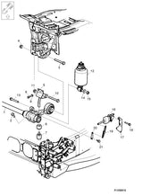 Ammortizzatore aria anteriore cabina per Volvo FH4