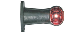 Luce d'ingombro SUPERPOINT II diritto con cavo 1,25 m.