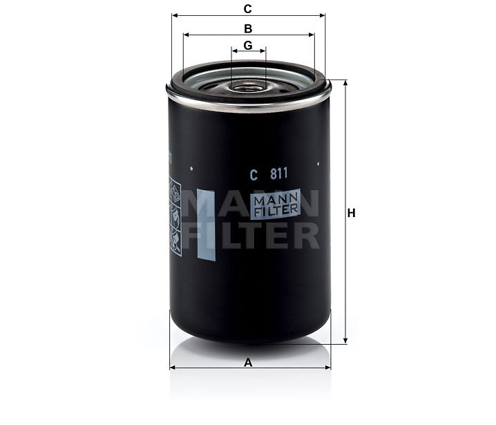 Filtro aria Mann Filter per Daf