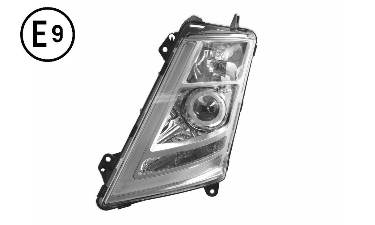 Faro sinistro Xenon manuale cromato volvo FH4 FM4