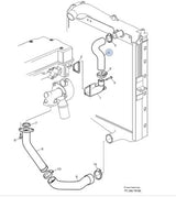 Manicotto radiatore acqua superiore FH12