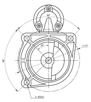 Motorino avviamento pe Renault Midlum e Midliner