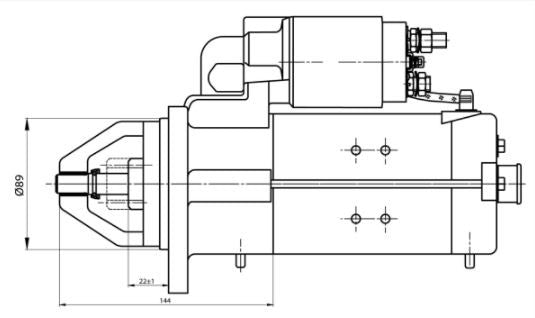 Motorino avviamento pe Renault Midlum e Midliner