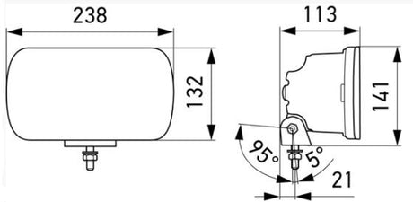 Fanale profondità Jumbo Led Hella