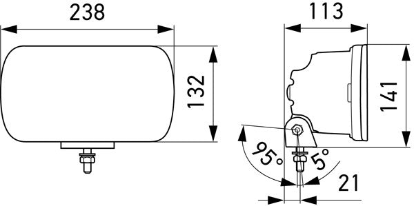 Fanale di profondità Jumbo Led Hella