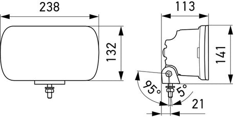 Fanale di profondità Jumbo Led Hella