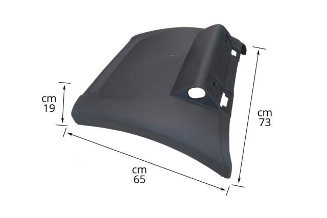 Rear mudguard front part for Daf CF XF