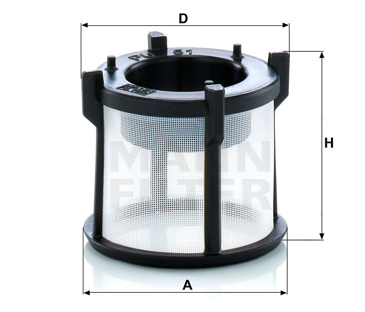 Filtrino carburante Mann Filter