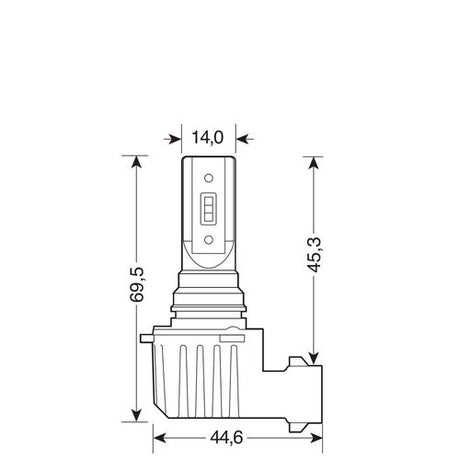 12/24V Halo Led Serie 11 Quick-Fit - (HB3/HB4) - 15W - P20d/ P22d - 2 pz - Scatola