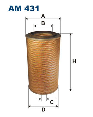 Filtro aria motore Filtron ACM80