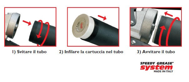 Kit siringa magnetica a doppia leva con cartuccia 400 ml