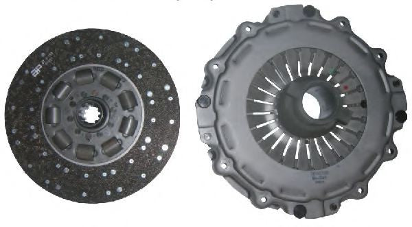 Kit frizione Valeo per Iveco Eurocargo  il kit comprende Spingidisco, Disco e Cuscinetto  Cod. : 805473 Rif. Iveco : 500335045 5