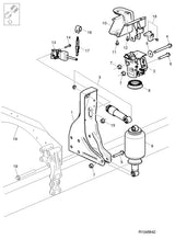 Ammortizzatore sospensione cabina posteriore per Volvo FH4