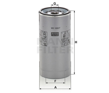 Filtro decantatore gasolio Mann Filter