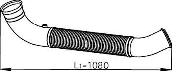 Tubo Flessibile scarico inferiore Scania R 1852050
