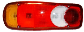 Fanale 5 funzioni sx/dx tipo NISSAN, tipo RENAULT (rif. 5001846848/5001846849), tipo DAF (rif. 140713), senza luce targa con cat