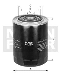 Filtro olio Iveco (MANN filter)