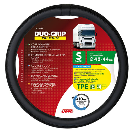 Duo-Grip, coprivolante presa confort in TPE - S - Ø 42/44 cm