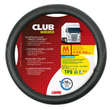 Club, coprivolante presa confort in TPE - M - Ø 44/46 cm - Nero