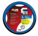 Club, coprivolante presa confort in TPE - L - Ø 46/48 cm - Blu