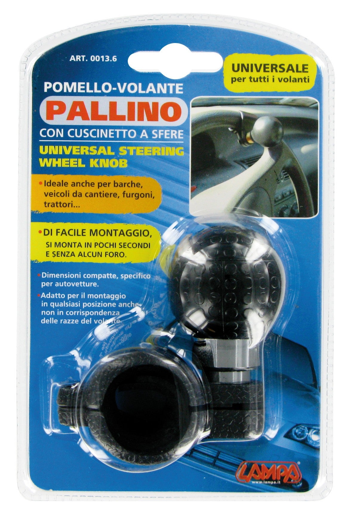 Pallino, pomello volante